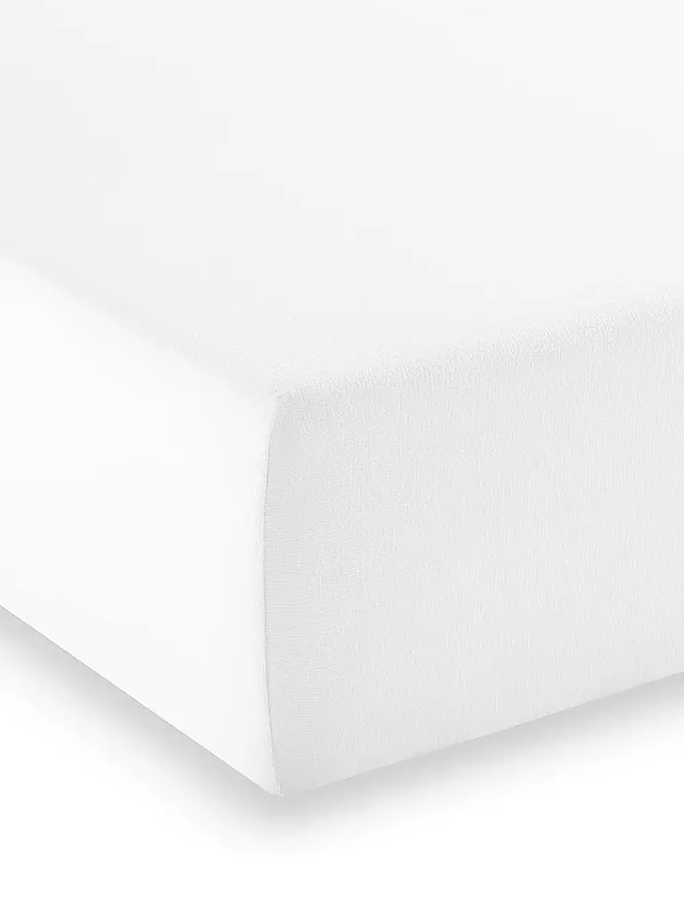 FLEURESSE | Spannleintuch "Elasto Comfort" 100x200cm (Weiss) | weiß