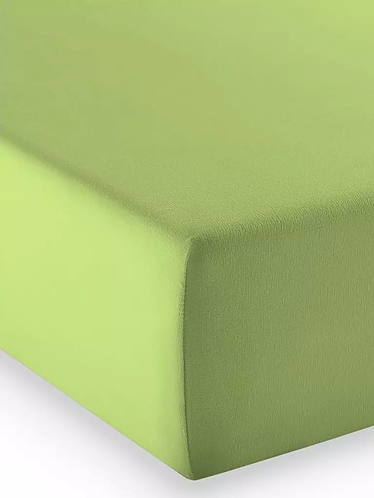 FLEURESSE | Spannleintuch "Elasto Comfort" 150x200cm (Hellgrün) | grün