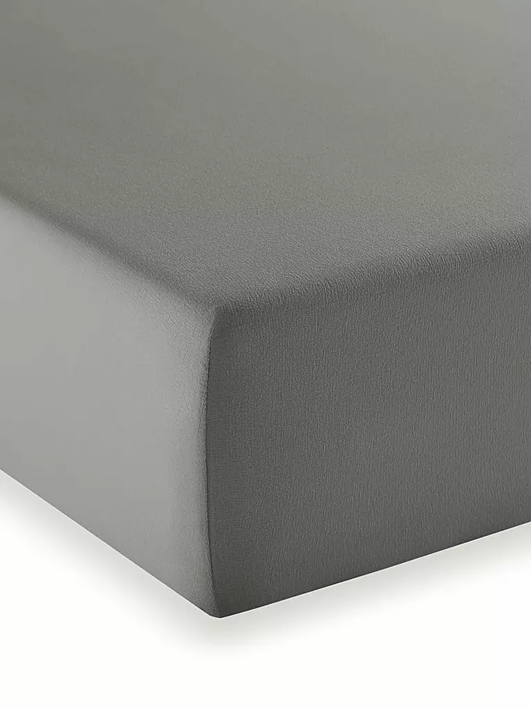 FLEURESSE | Spannleintuch "Elasto Comfort" 180x200cm (Grau) | grau