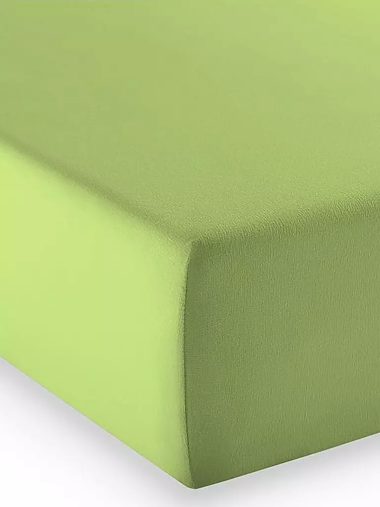 FLEURESSE | Spannleintuch "Elasto Comfort" 180x200cm (Hellgrün) | grün