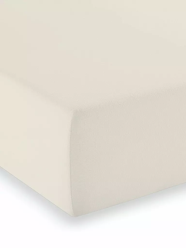 FLEURESSE | Spannleintuch "Elasto Comfort" 180x200cm (Linen) | beige