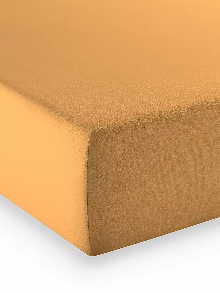 FLEURESSE | Spannleintuch Elasto Comfort 100x200cm Senf | gelb