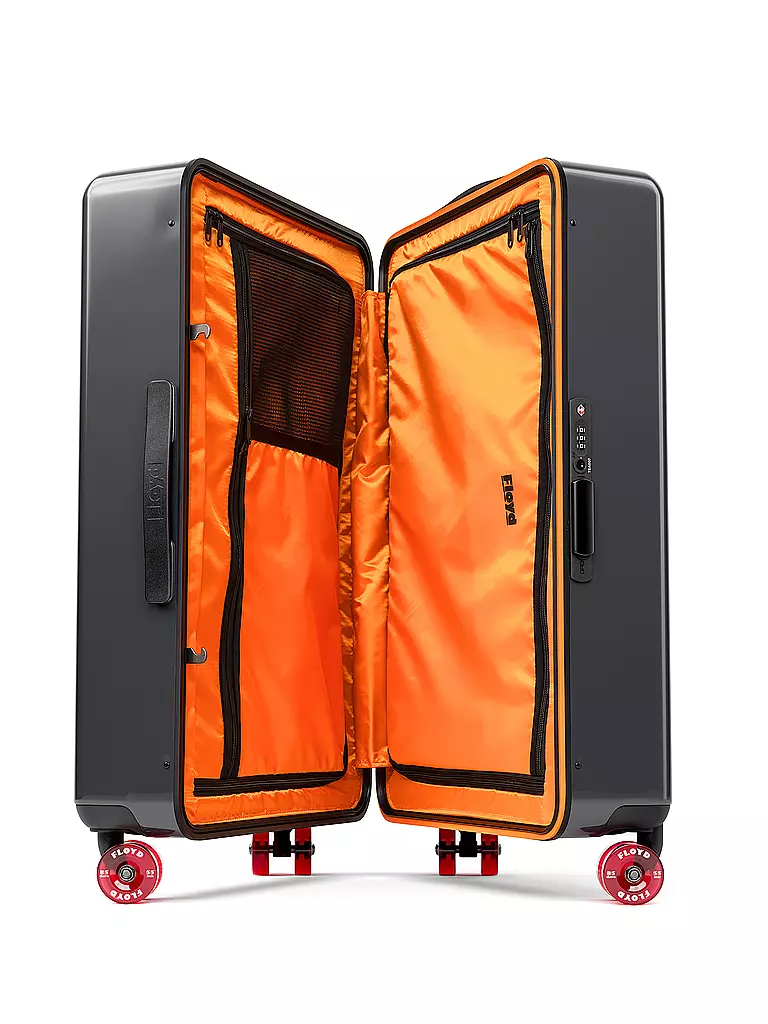 FLOYD | Trolley CHECK-IN 70cm Tarmac Grey | schwarz