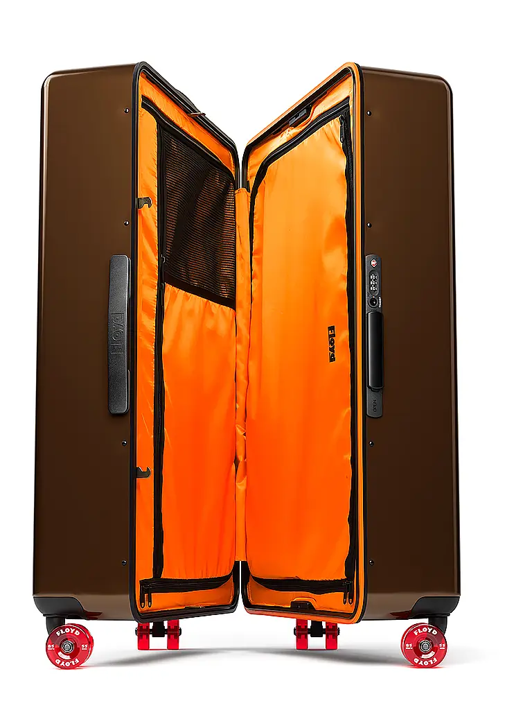 FLOYD | Trolley FLOYD TRUNK 78cm Bronco Brown | braun