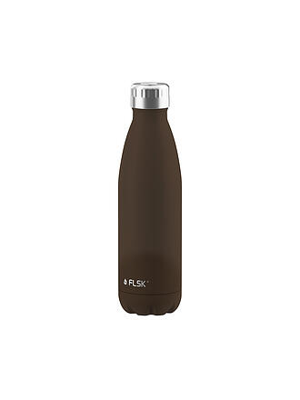 FLSK | Isolierflasche - Thermosflasche 0,5l Edelstahl  Chocolate