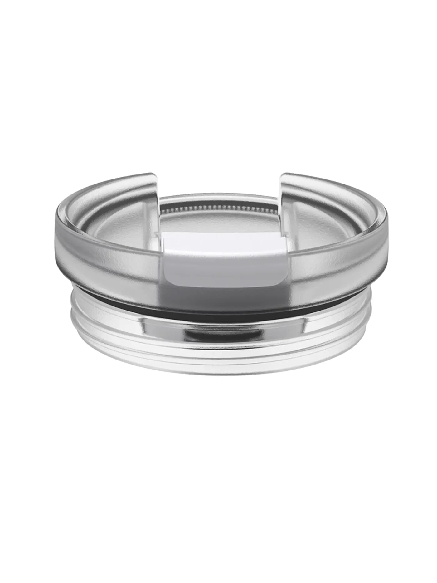 FLSK | Isolierbecher - Thermosbecher CUP Coffee to go-Becher 0,35l Edelstahl White | weiss