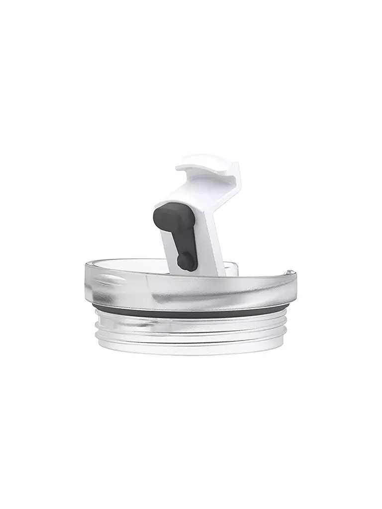 FLSK | Isolierbecher - Thermosbecher CUP Coffee to go-Becher 0,35l Edelstahl White | dunkelgrün