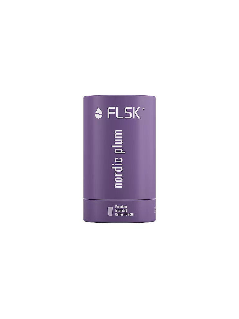 FLSK | Isolierbecher - Thermosbecher CUP Coffee to go-Becher 0,35l Nordic Plum | dunkelgrün