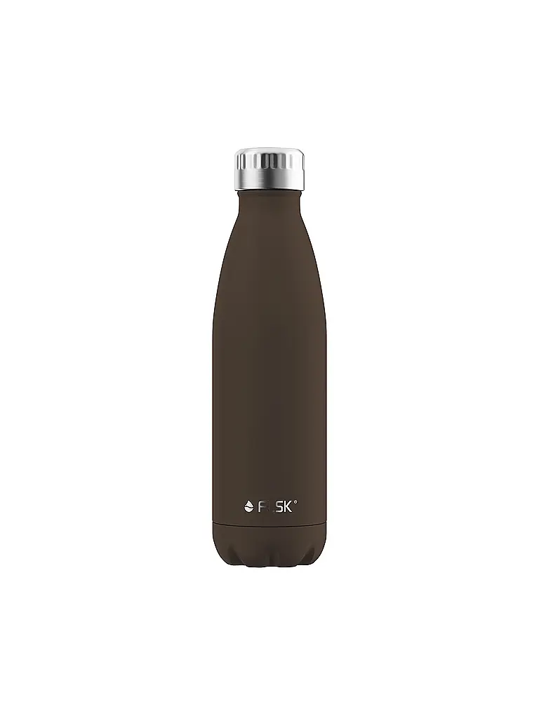 FLSK | Isolierflasche - Thermosflasche 0,5l Edelstahl  Chocolate | braun