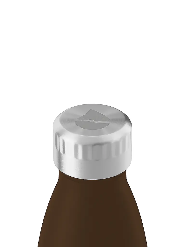 FLSK | Isolierflasche - Thermosflasche 0,5l Edelstahl  Chocolate | braun