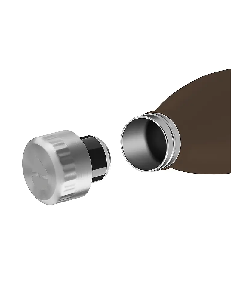 FLSK | Isolierflasche - Thermosflasche 0,5l Edelstahl  Chocolate | braun