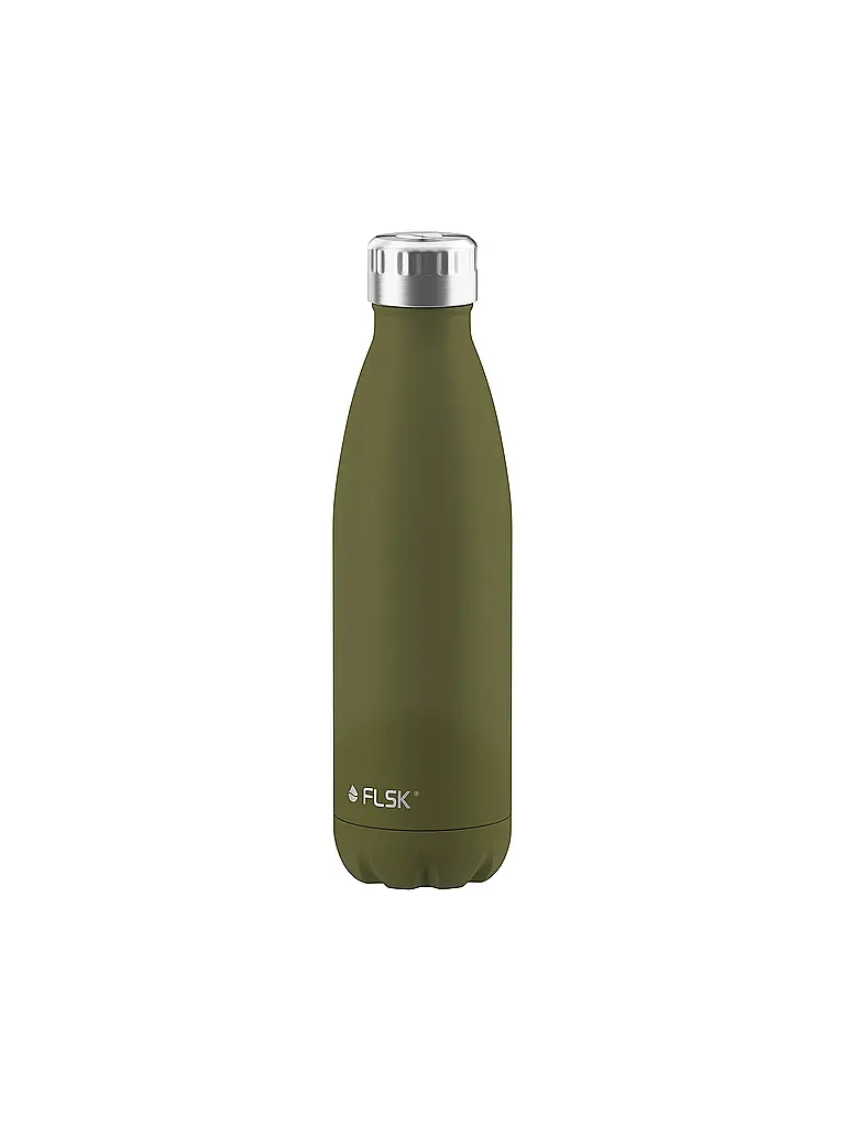 FLSK | Isolierflasche - Thermosflasche 0,5l Edelstahl Olive | olive