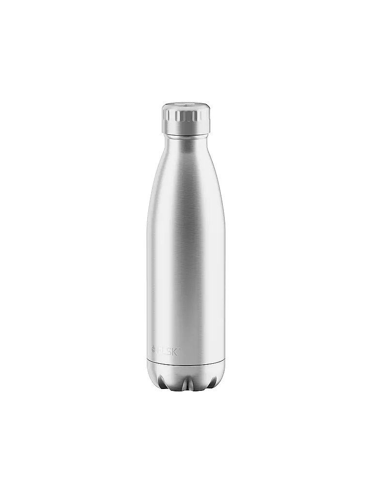 FLSK | Isolierflasche - Thermosflasche 0,5l Edelstahl Stainless | silber