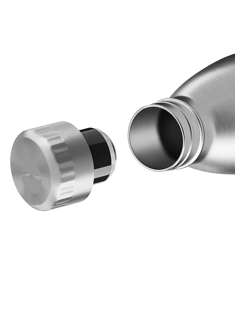 FLSK | Isolierflasche - Thermosflasche 0,5l Edelstahl Stainless | dunkelrot