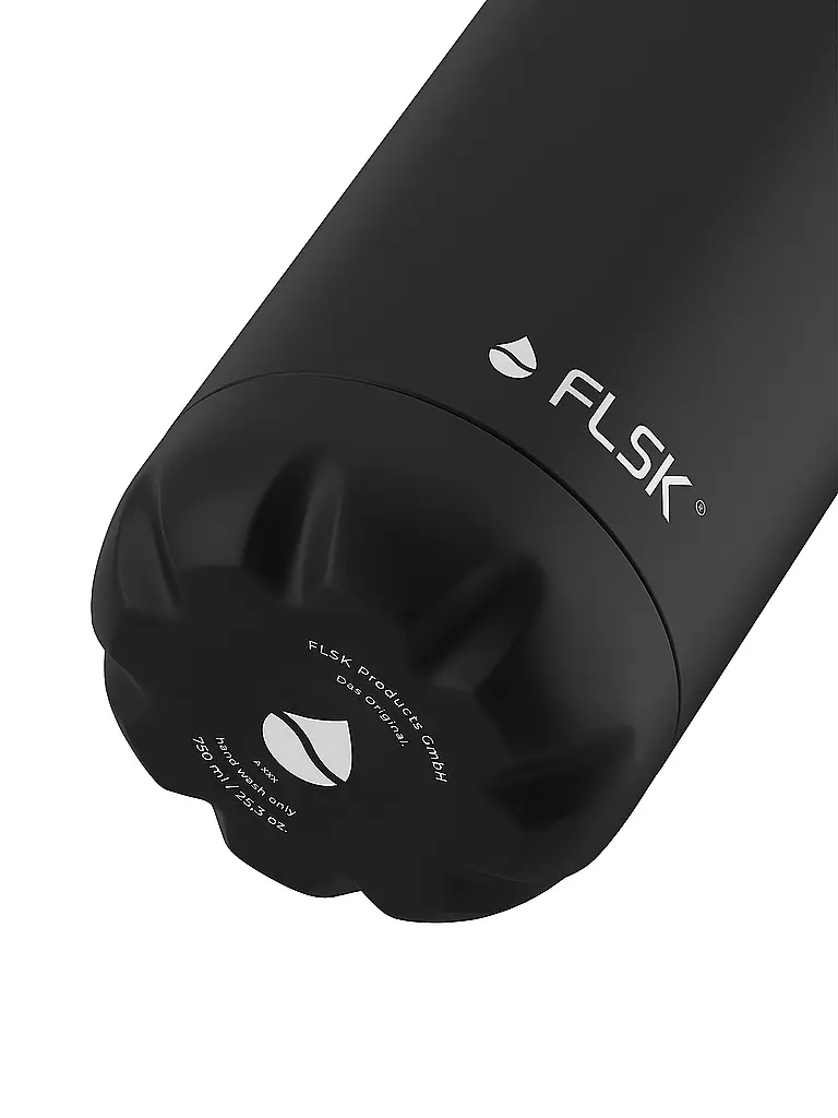 FLSK | Isolierflasche - Thermosflasche 0,75l Black | dunkelrot