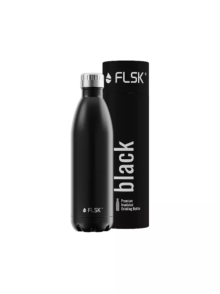 FLSK | Isolierflasche - Thermosflasche 0,75l Black | dunkelrot