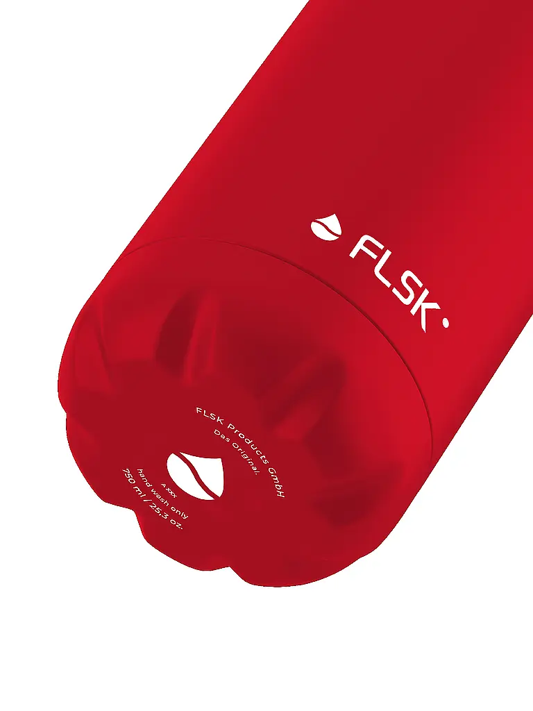 FLSK | Isolierflasche - Thermosflasche 0,75l Red | rot