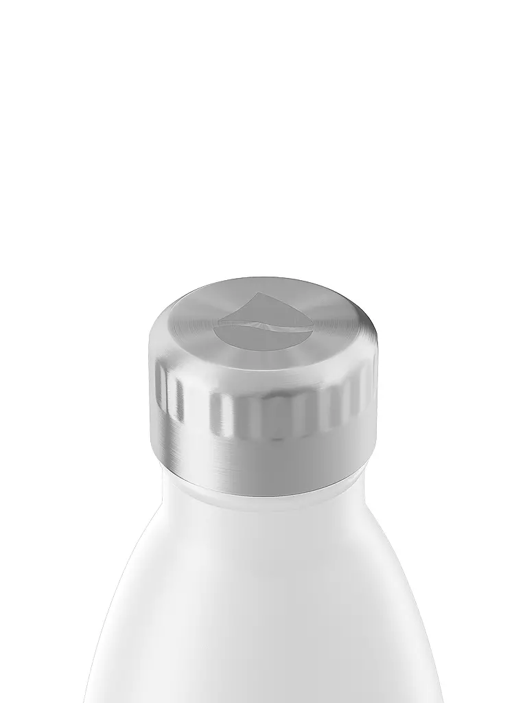 FLSK | Isolierflasche - Thermosflasche 0,75l White | dunkelrot