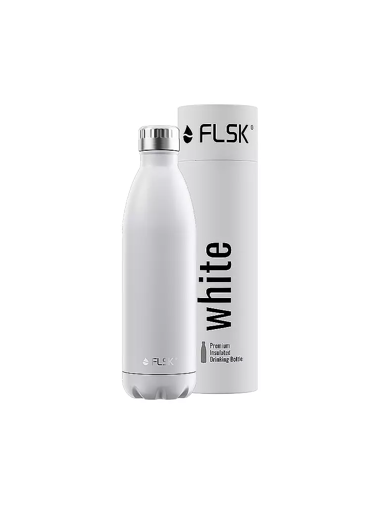 FLSK | Isolierflasche - Thermosflasche 0,75l White | weiss