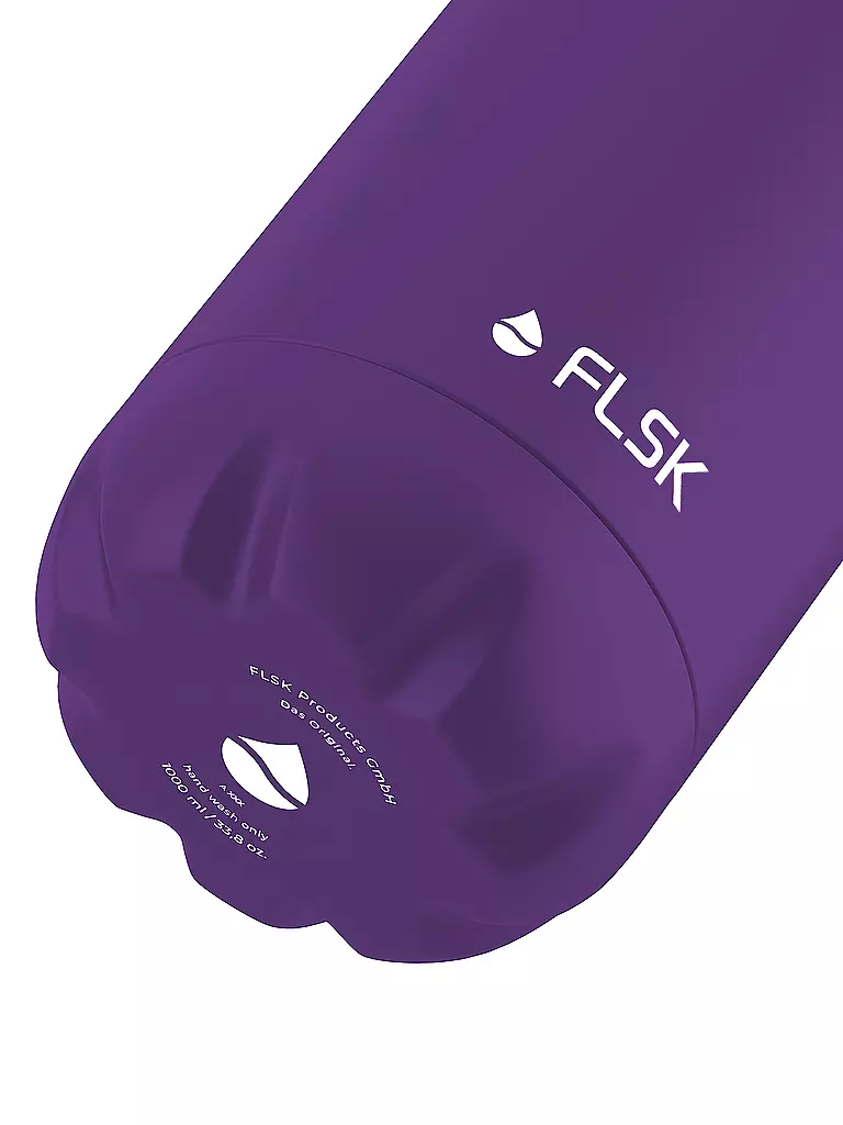FLSK | Isolierflasche - Thermosflasche 1l  Nordic Plum | weiss
