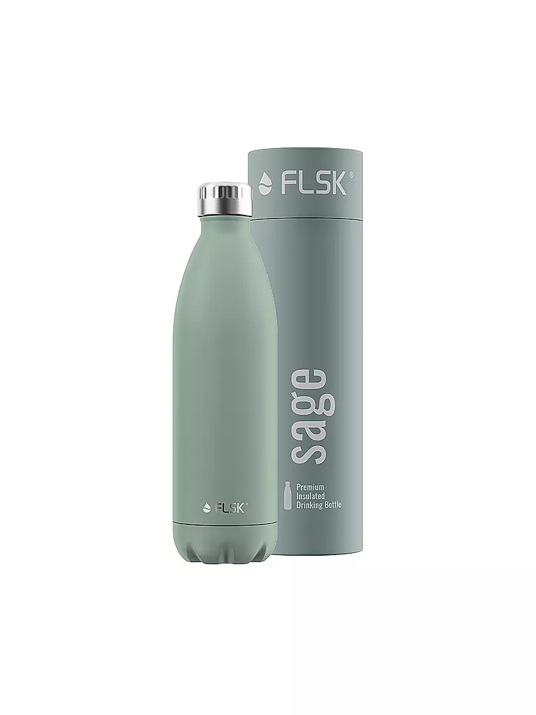 FLSK | Isolierflasche - Thermosflasche 1l Sage | dunkelgrün