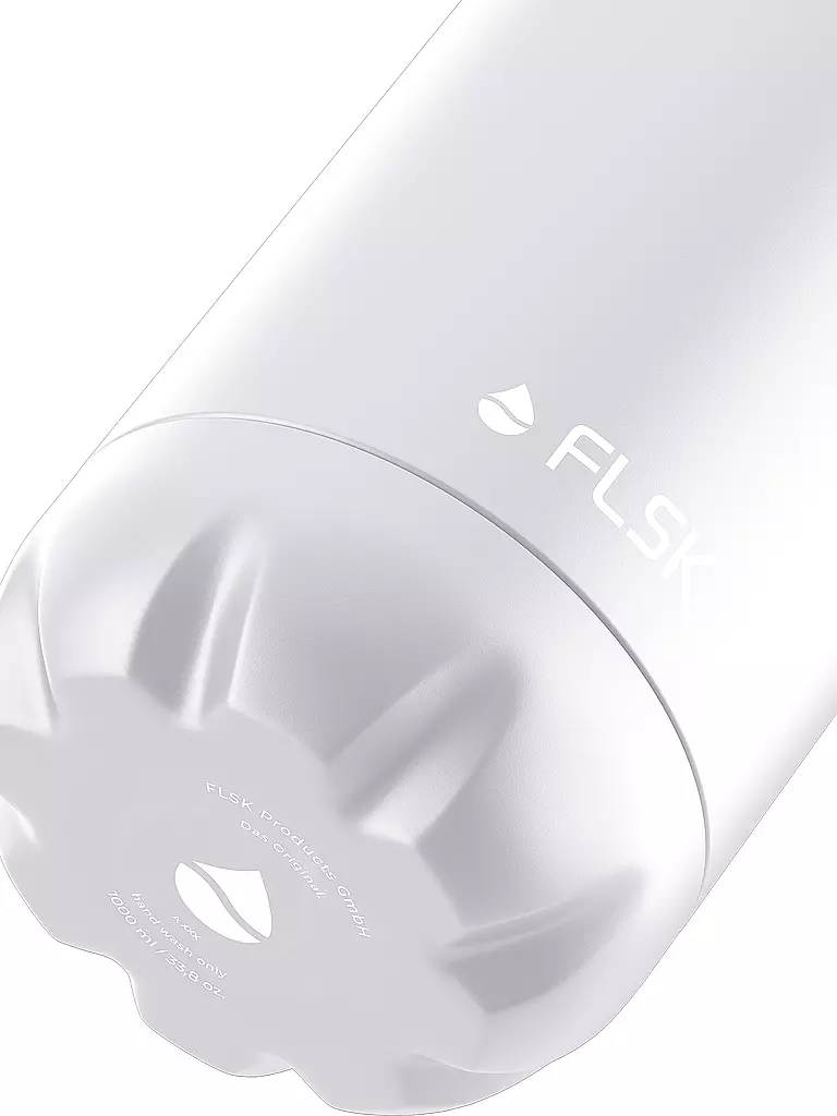FLSK | Isolierflasche - Thermosflasche 1l Weiss | lila
