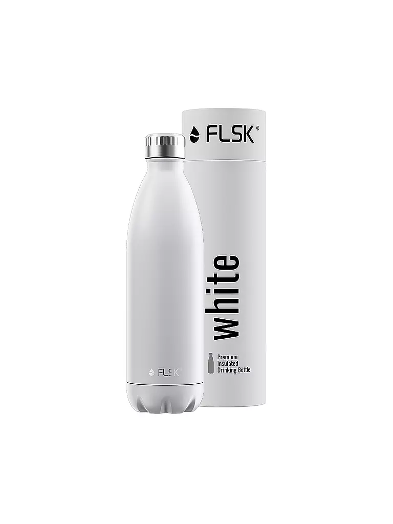 FLSK | Isolierflasche - Thermosflasche 1l Weiss | weiss