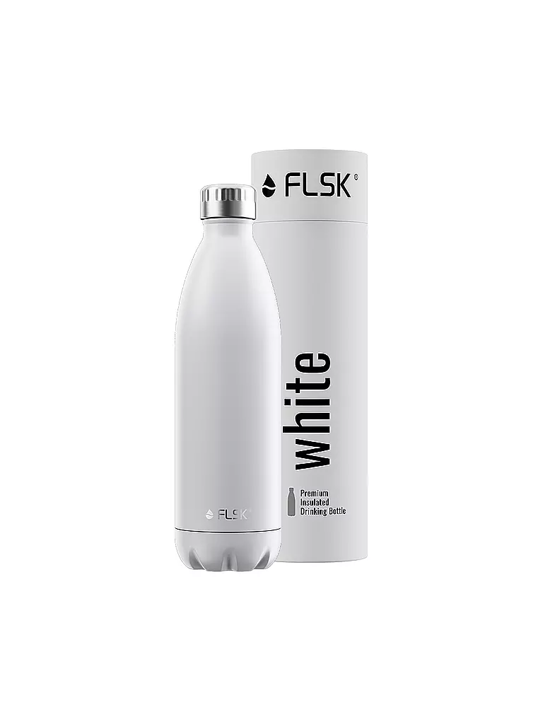 FLSK | Isolierflasche - Thermosflasche 1l Weiss | lila