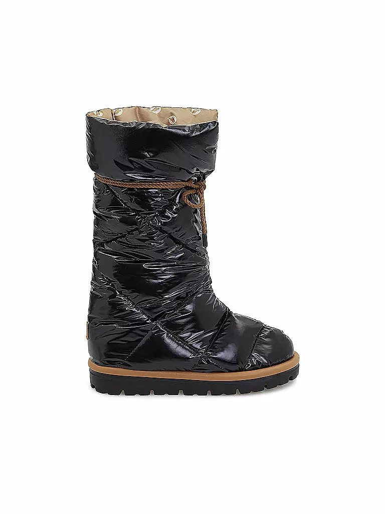 FLUFIE | Snowboots SHINY | schwarz