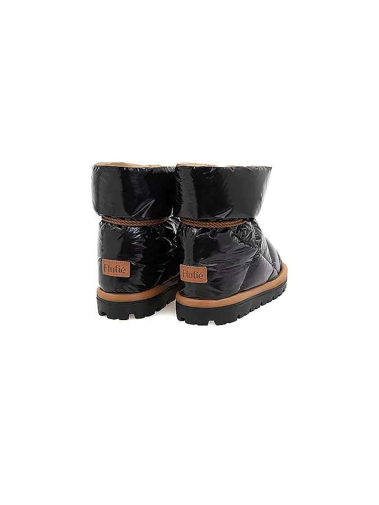 FLUFIE | Snowboots SHINY | schwarz