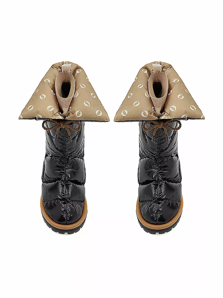 FLUFIE | Snowboots SHINY | schwarz
