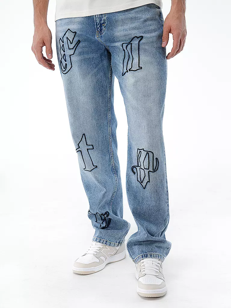 FNTSY | Jeans Baggy Fit | hellblau