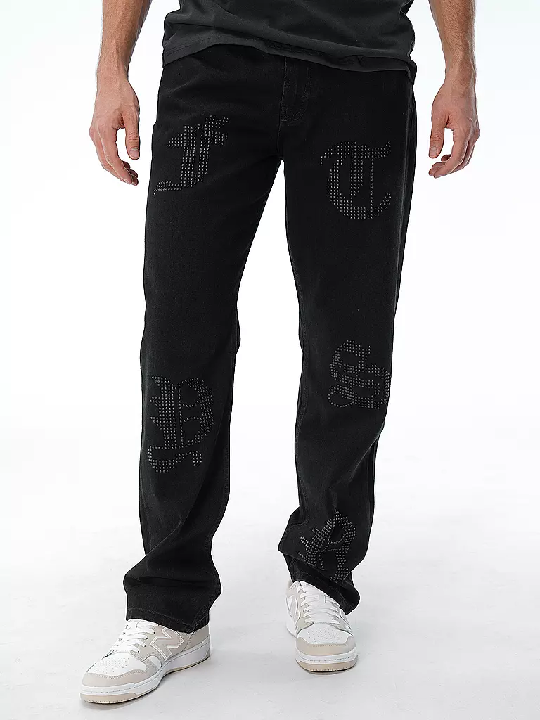 FNTSY | Jeans Baggy Fit | schwarz