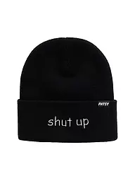 FNTSY | Mütze - Haube SHUT UP | schwarz