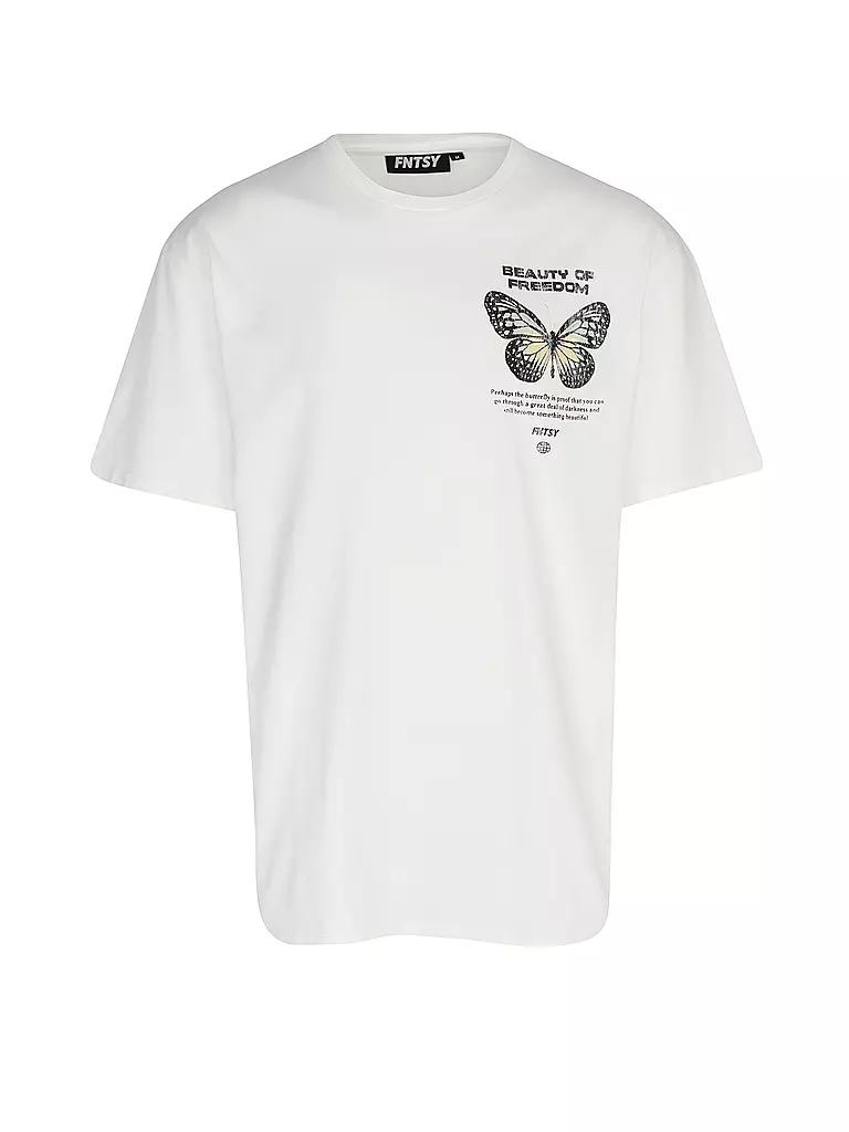 FNTSY | T-Shirt BUTTERFLY | beige