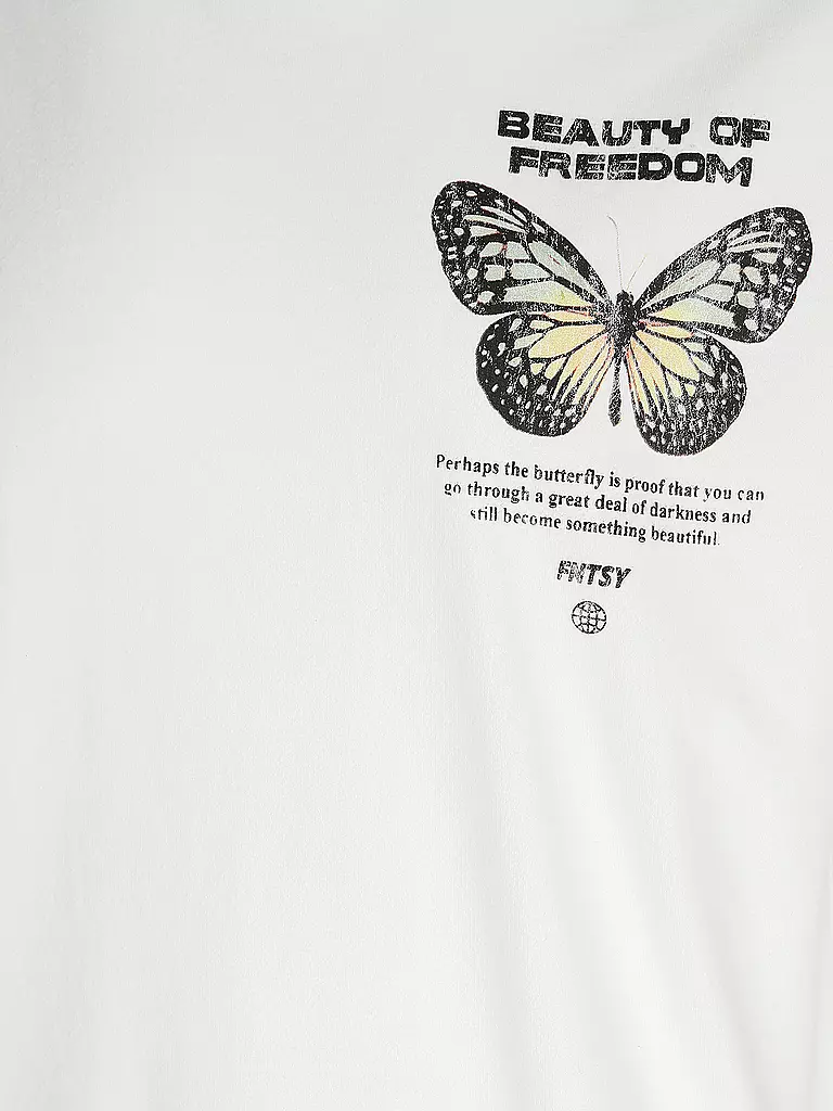 FNTSY | T-Shirt BUTTERFLY | beige