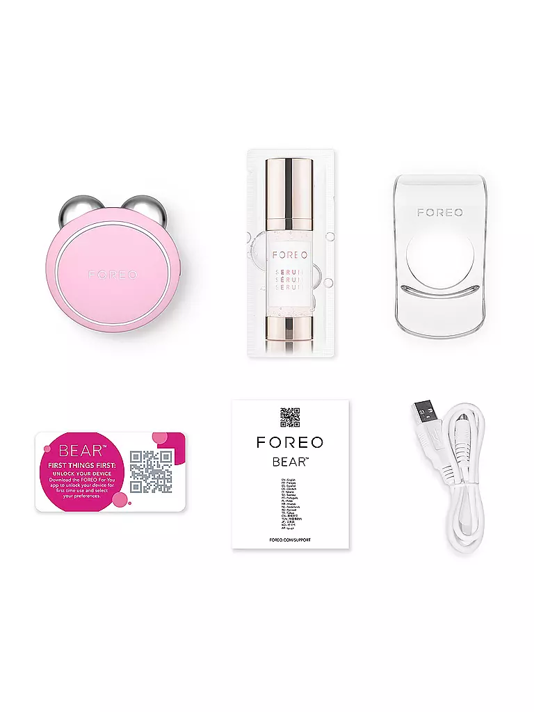 FOREO | BEAR™ mini Pearl Pink - Mikrostromgerät zur partiellen Gesichtsstraffung | pink