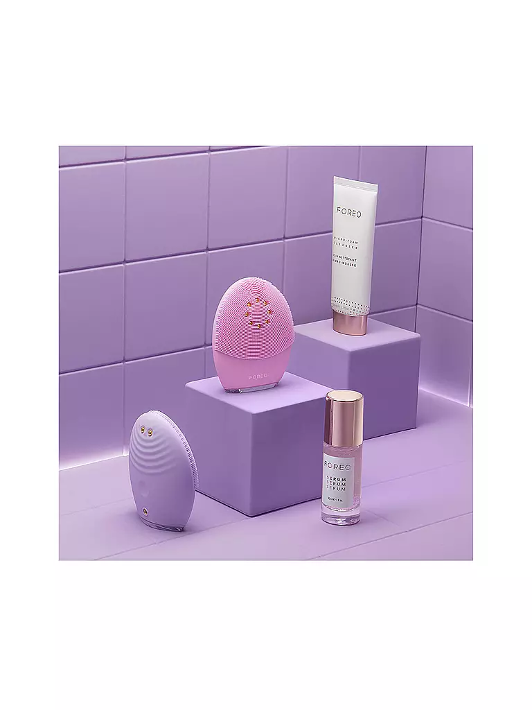 FOREO | LUNA™ 3 plus sensitive skin - Thermo-Gesichtsreinigungsgerät mit Mikrostrom für empfindliche Haut | lila