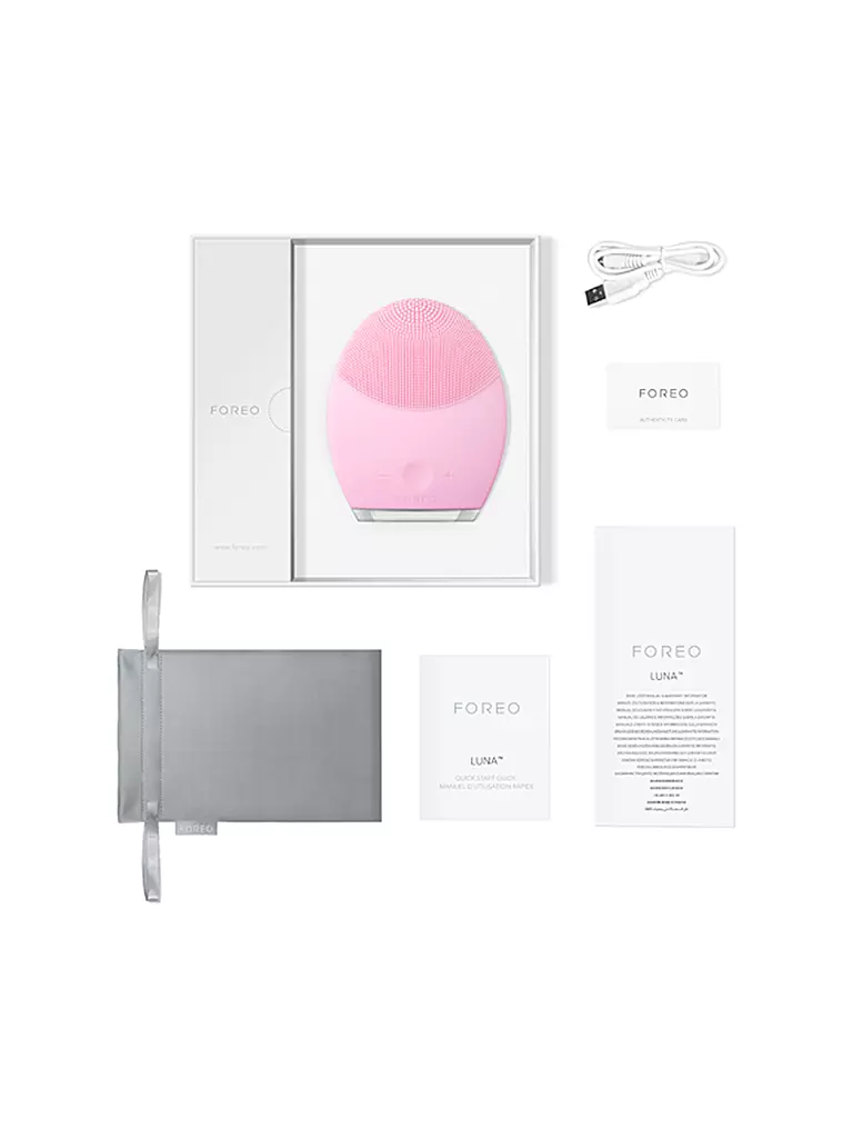 FOREO | LUNA 2 Gesichtsreinigungsbürste für normale Haut | rosa