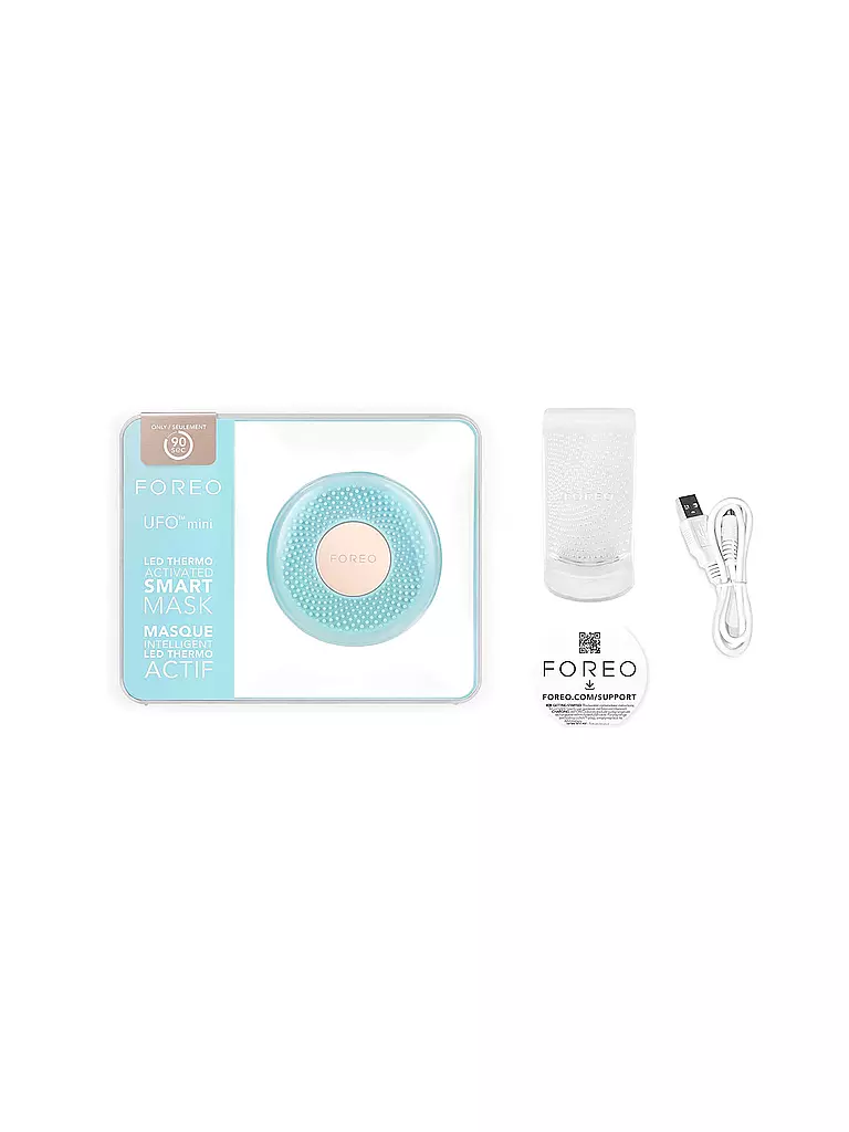 FOREO | UFO™ mini Mint - Maskengerät mit Wärme- und LED-Lichttherapie | türkis