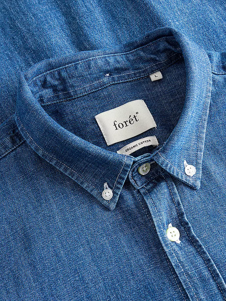 FORET | Hemd Regular Fit Unit | blau