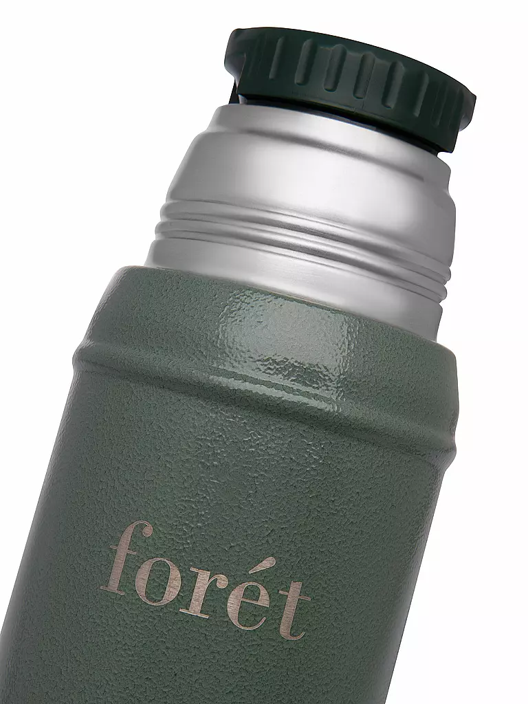 FORET | Isolierflasche - Thermoflasche Edelstahl | grün
