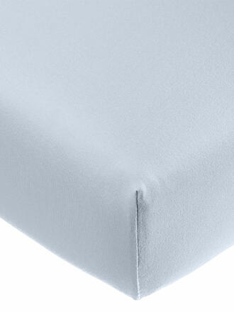 FORMESSE | Jersey-Spannleintuch "Bella Donna"  90/190 cm - 100/220cm (Himmelblau)