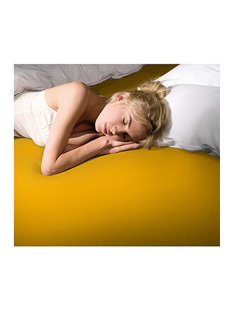 FORMESSE | Jersey-Spannleintuch BELLA DONNA 140/200 cm - 160/220 cm Curry