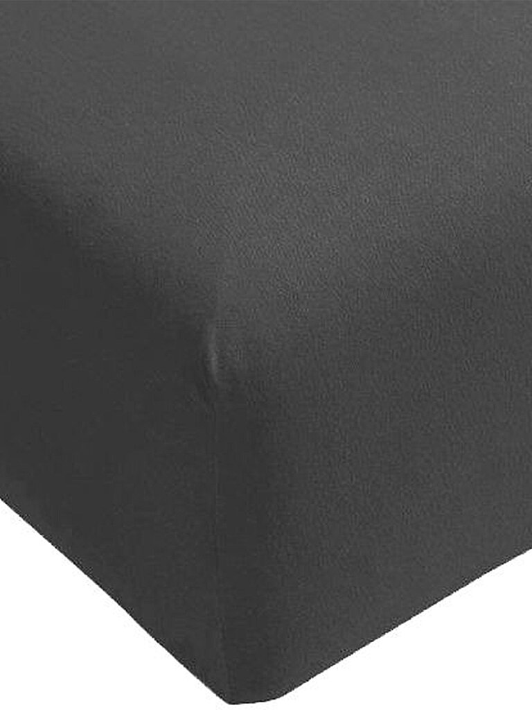 FORMESSE Jersey-Spannleintuch Bella Donna 140/200 cm - 160/220 cm (Anthrazit) grau