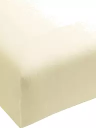FORMESSE | Jersey-Spannleintuch "Bella Donna" 180/200 cm - 200/220 cm (Wollweiss) | beige