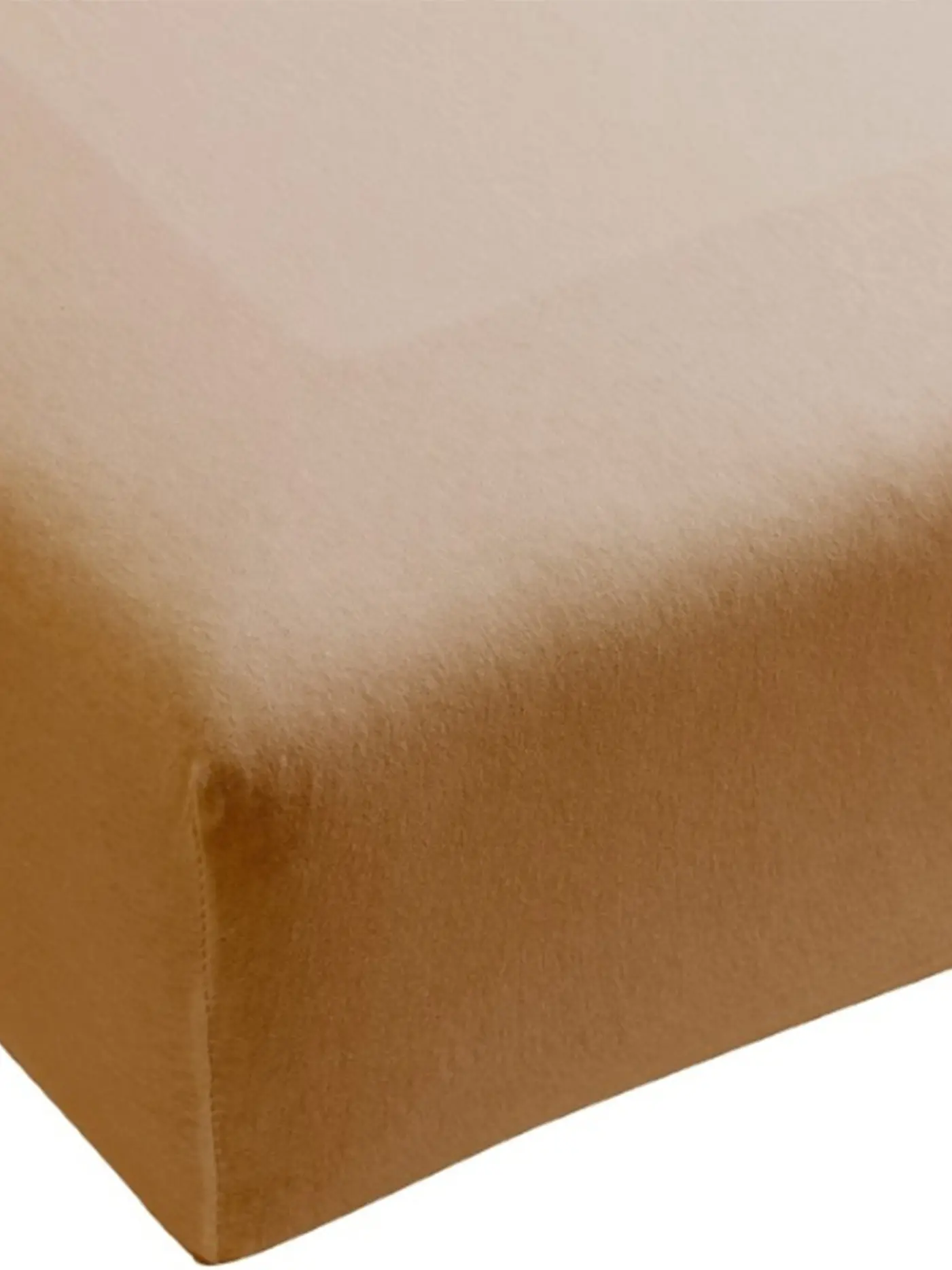 FORMESSE | Jersey-Spannleintuch "Bella Donna" 180/200 cm - 200/220 cm (Trüffel) | beige