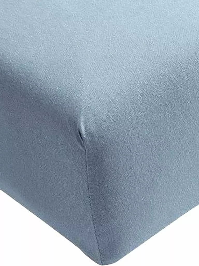 FORMESSE | Jersey-Spannleintuch "Bella Donna"  90/190 cm - 100/220cm (Hellblau) | hellblau