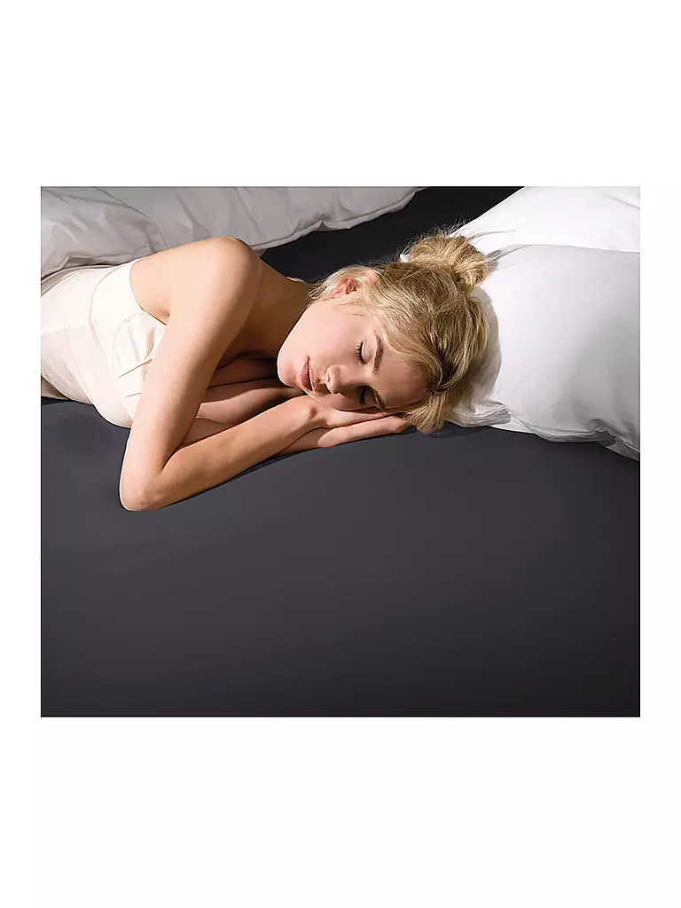 FORMESSE | Jersey-Spannleintuch BELLA DONNA  120/200 cm - 130/220 cm Anthrazit | grau