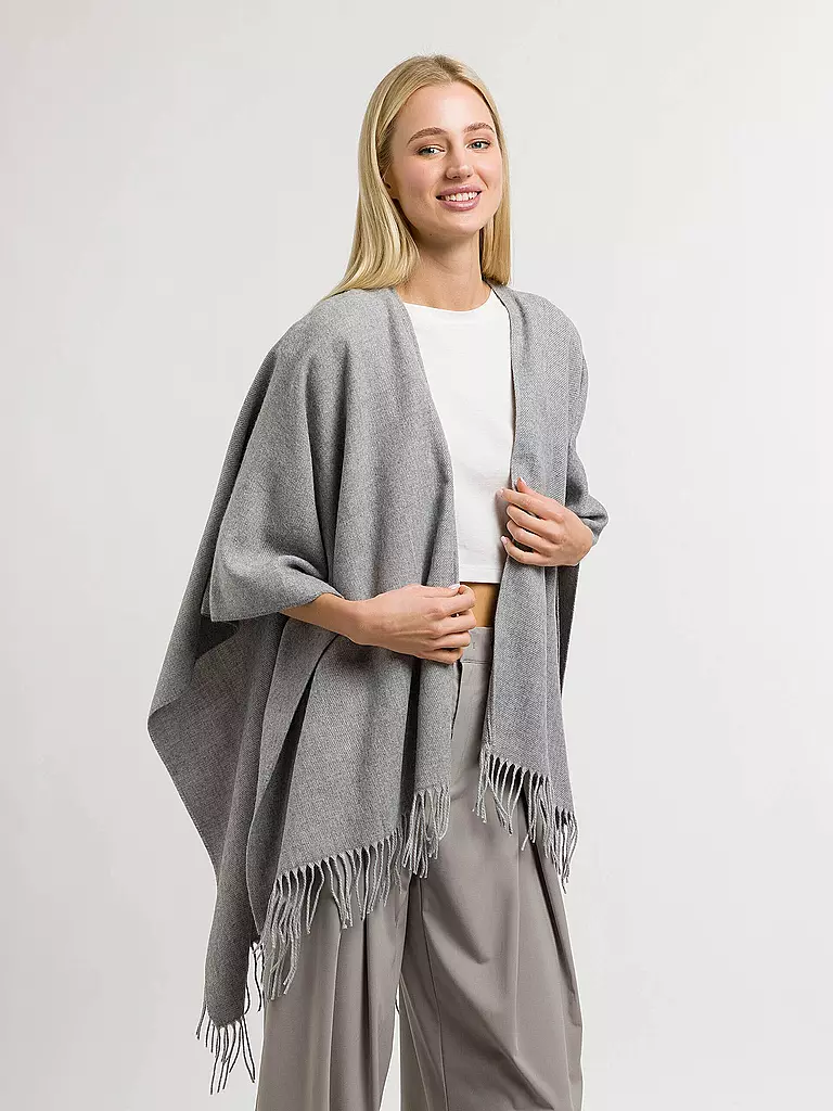 FRAAS | Poncho - Cape RUANA | grau